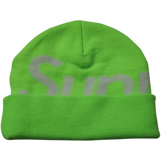 Supreme Big Logo-mössa i neongrön bomull - Image 2
