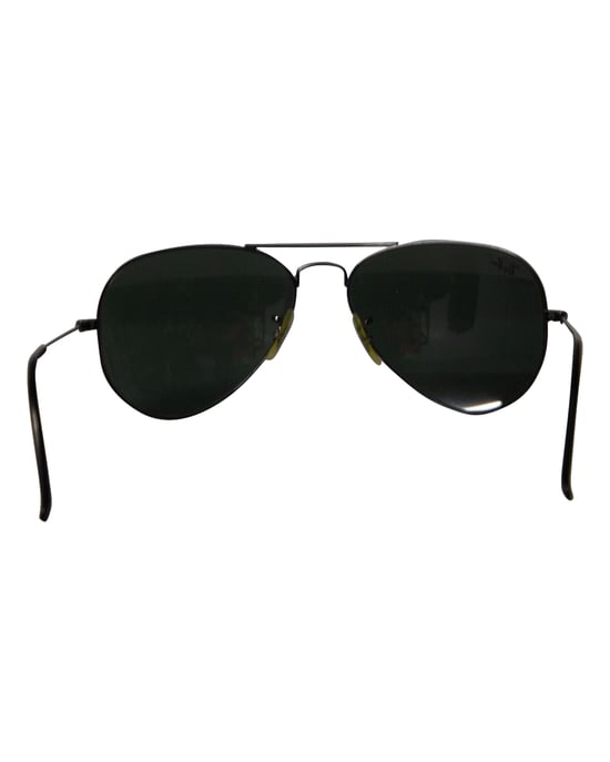 Ray-Ban Classic Aviator Sunglasses in Black Metal - Image 4