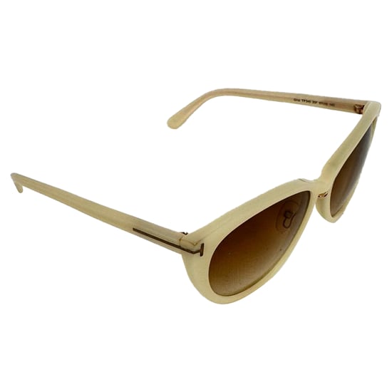 Tom Ford Cat-Eye Tinted Sunglasses in Ecru Acetate - Image 4