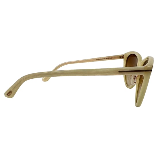 Tom Ford Cat-Eye Tinted Sunglasses in Ecru Acetate - Image 5