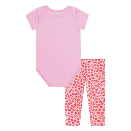 Girls Nike Floral Bodysuit in Pink Rise - Image 2