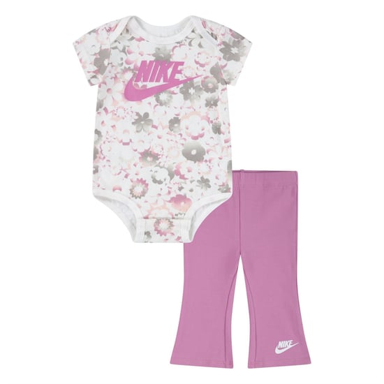 Girls Nike Flow Ral Bodysu in Magic Flamingo - Image 1