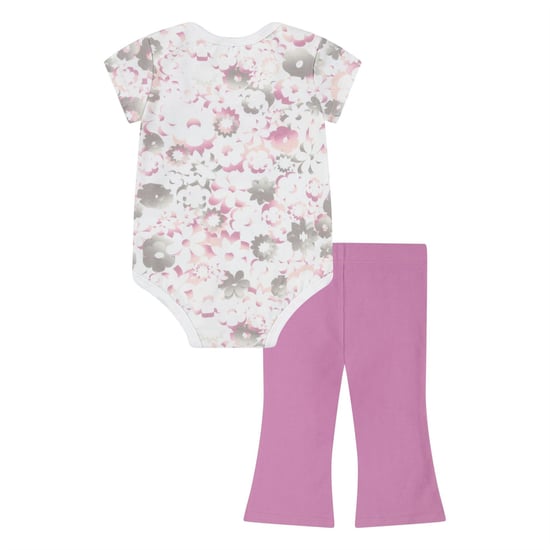 Girls Nike Flow Ral Bodysu in Magic Flamingo - Image 2