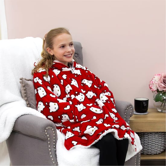 Girls Hello Kitty Lovehearts Fleece in Hello Kitty - Image 2