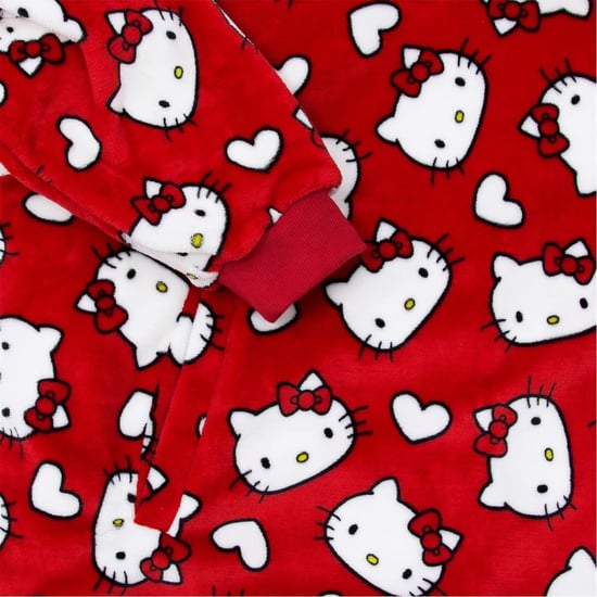 Girls Hello Kitty Lovehearts Fleece in Hello Kitty - Image 3