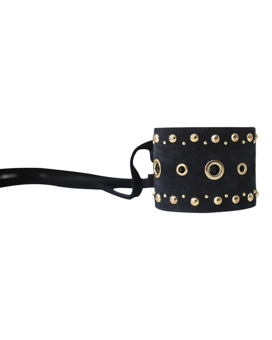 Maje Azalea Tassel Belt in Black Suede - Image 2