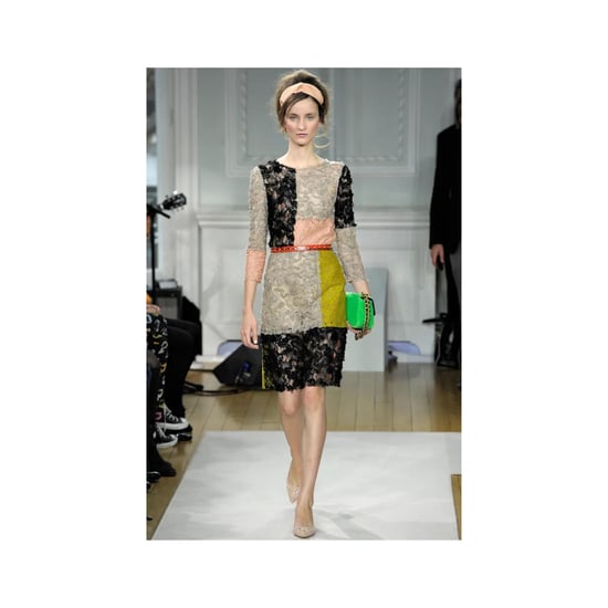 Moschino billig och elegant färgblocksklänning i spets - 10-talet - Image 2