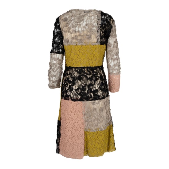 Moschino billig och elegant färgblocksklänning i spets - 10-talet - Image 3