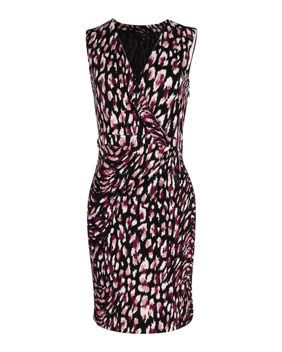 Gucci Printed Wrap Front Dress in Multicolor Viscose - Image 1
