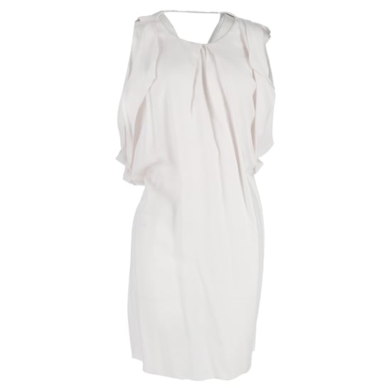 Mouwloze jurk tot op de knie van Acne Studios in witte viscose - Image 1
