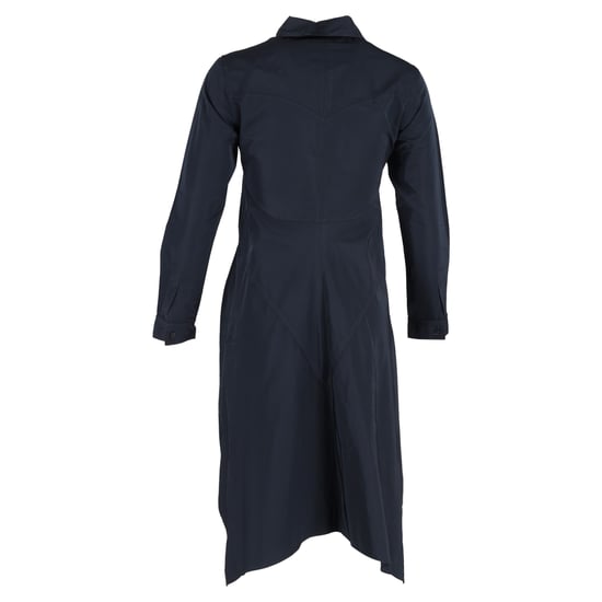 Jil Sander Shirt Dress in Navy Blue Cotton - Image 3