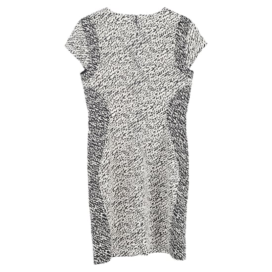 Diane von Furstenberg – Vit bomullsklänning med ormskinnsmönster och manschettmönster - Image 2