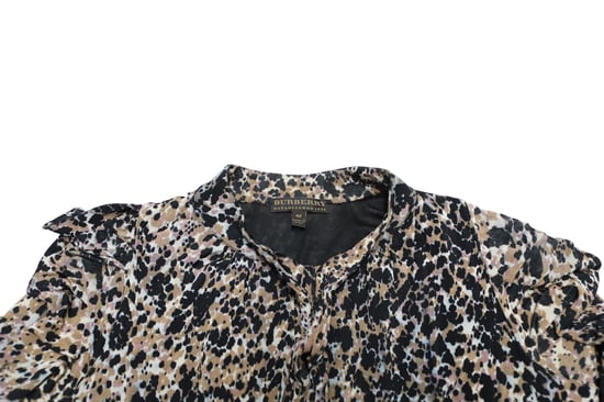 Burberry midi-jurk met print in veelkleurige rayon - Image 4