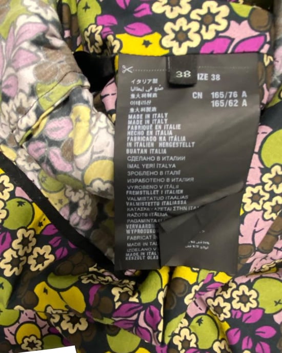 Prada Holliday & Brown bloemenjurk van veelkleurig polyester - Image 1