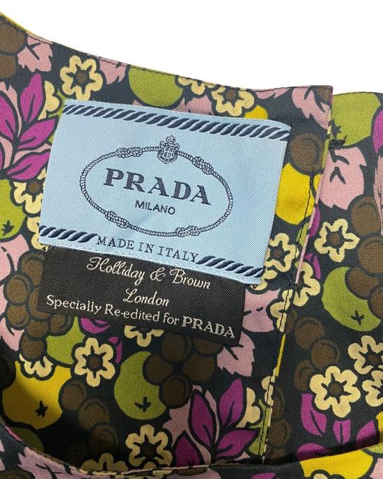 Prada Holliday & Brown bloemenjurk van veelkleurig polyester - Image 2