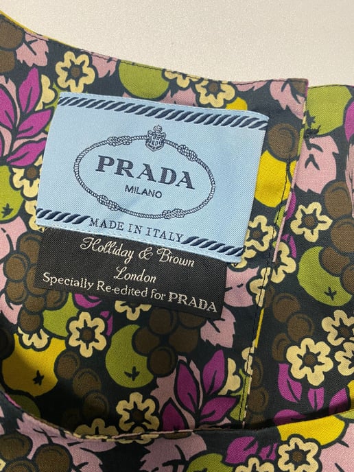 Prada Holliday & Brown bloemenjurk van veelkleurig polyester - Image 5