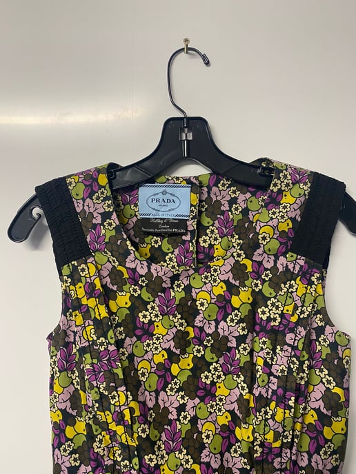 Prada Holliday & Brown bloemenjurk van veelkleurig polyester - Image 6