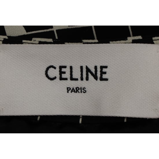 Celine Geometrisk Mönstrad Midiklänning i Flerfärgad Siden - Image 4