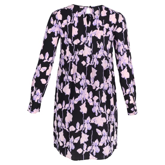 Diane von Furstenberg – Joyce – Plisserad shiftklänning i siden med blommönster - Image 3