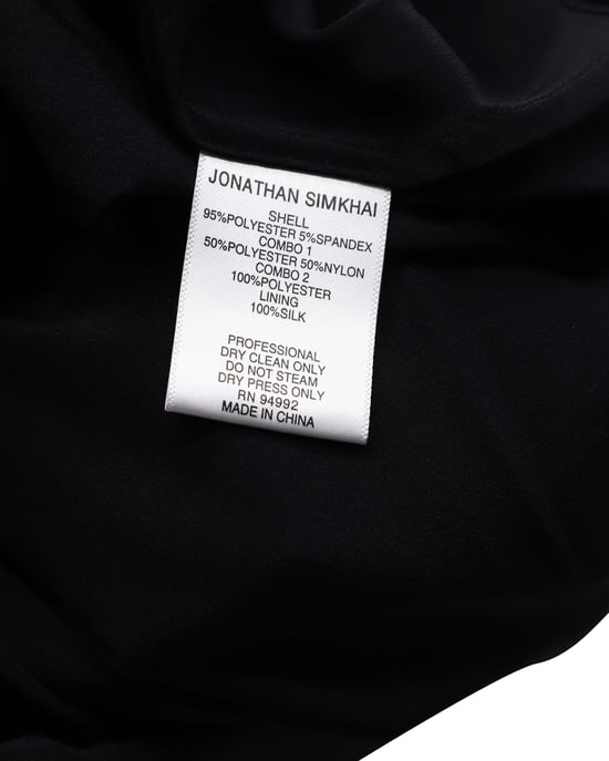 Jonathan Simkhai Geborduurde Hi-lo Halterjurk in Rood Polyester - Image 3