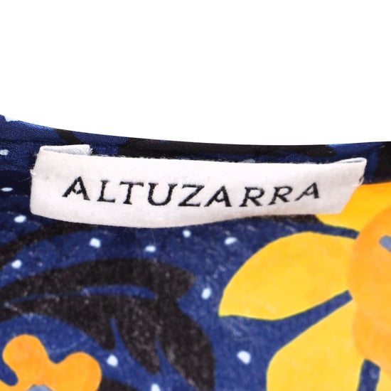 Altuzarra Madelena Mönstrad Midiklänning med Knappar i Flerfärgad Siden - Image 4