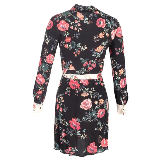 Maje Riller tweekleurige overhemdjurk van viscose met bloemenprint - Image 3