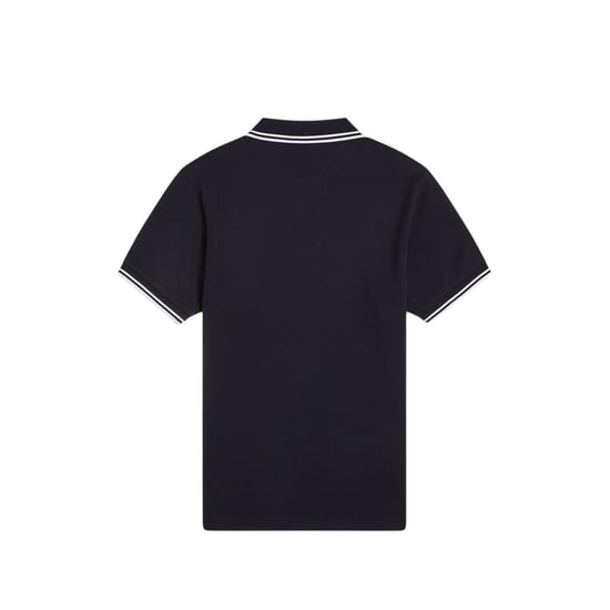 Fred Perry Heren Twin Tip Poloshirt (Marineblauw) - Image 2