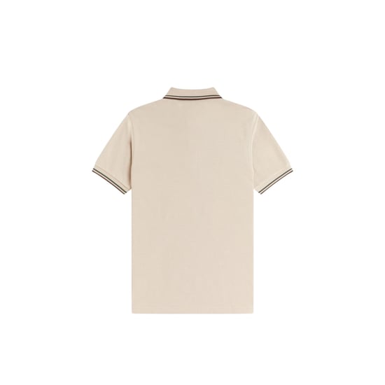 Fred Perry Heren Twin Tip Poloshirt (Warm Beige) - Image 3