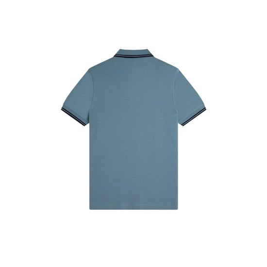 Fred Perry Heren Twin Tip Poloshirt (Blauw) - Image 2