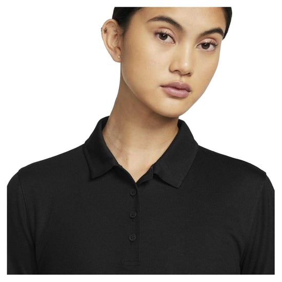 Nike Womens/Ladies Victory Dri-FIT Golf Polo Shirt (Black/White) - Image 3