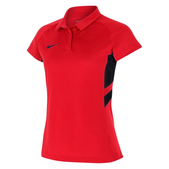 Nike Raglan-polotröja med kontrastpaneler för kvinnor (Uni röd/svart) - Image 3