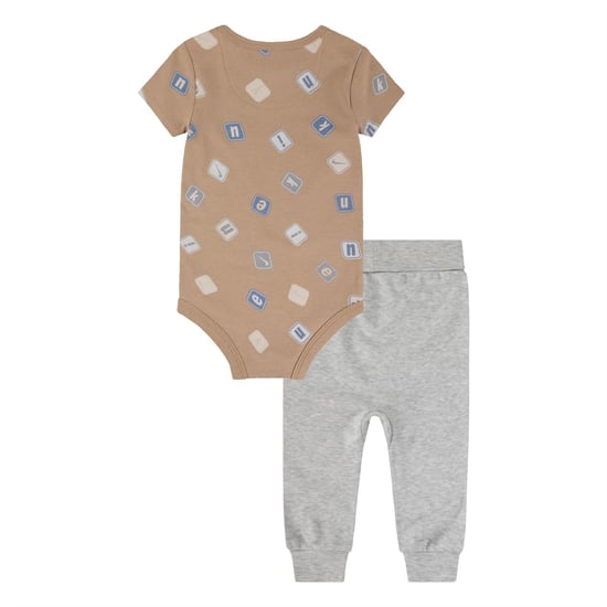 Girls Nike Aop Body Suit L in Grey Heather - Image 2