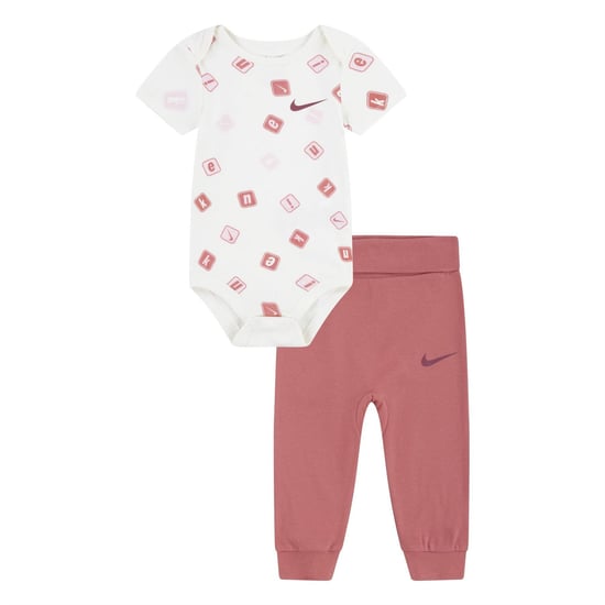 Girls Nike Aop Body Suit L in Adobe - Image 1