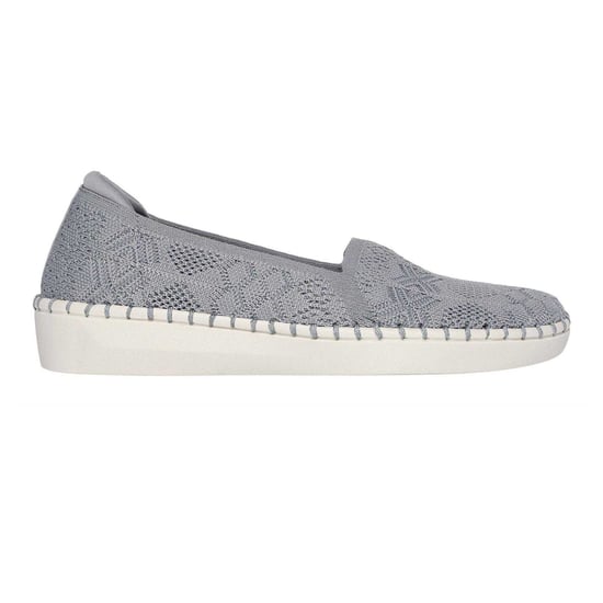 Skechers Dames Sepulveda Haakwerk Sneakers (Grijs) - Image 1