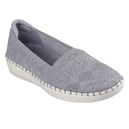 Skechers Dames Sepulveda Haakwerk Sneakers (Grijs) - Image 5