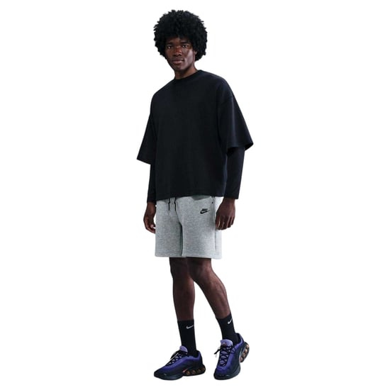 Nike Heren Tech Fleece Korte Broek (Grijs) - Image 3
