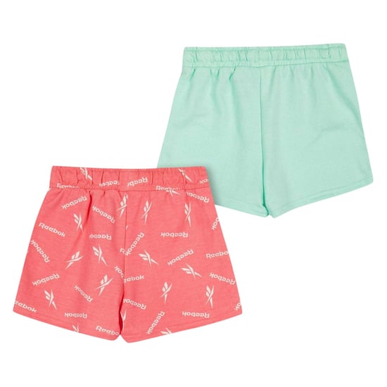 Reebok Jersey-shorts voor kinderen met een relaxte pasvorm (set van 2) (Aardbei/Groen) - Image 2