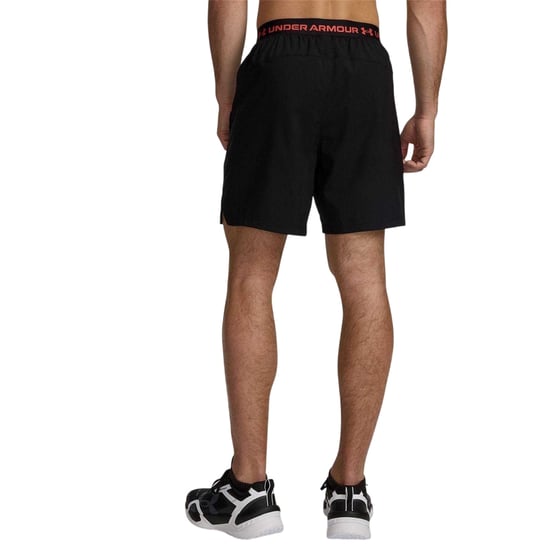 Under Armour Heren Vanish Korte Broek (Zwart, Rood) - Image 3