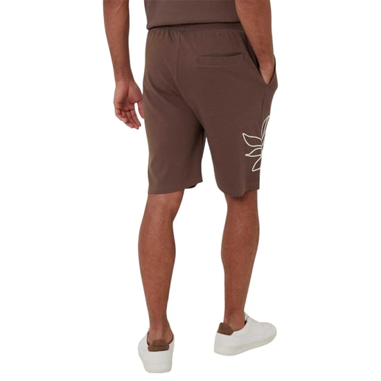 Threadbare Korte broek met bloemmotief heren (Mustang Bruin) - Image 3