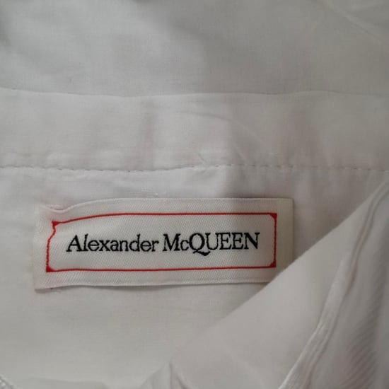 Alexander Mcqueen Multi-Pocket Bermuda Shorts in White Cotton - Image 3