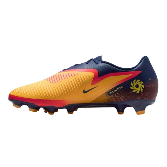 Nike Voetbalschoenen voor heren van de Academy-serie, voor harde ondergrond (Oranje/Volt) - Image 3