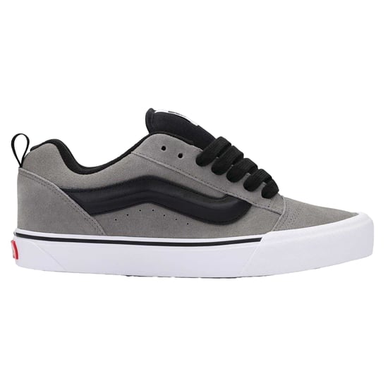 Vans Mens Knu Skool Padded Suede Skate Shoes (Pewter) - Image 1