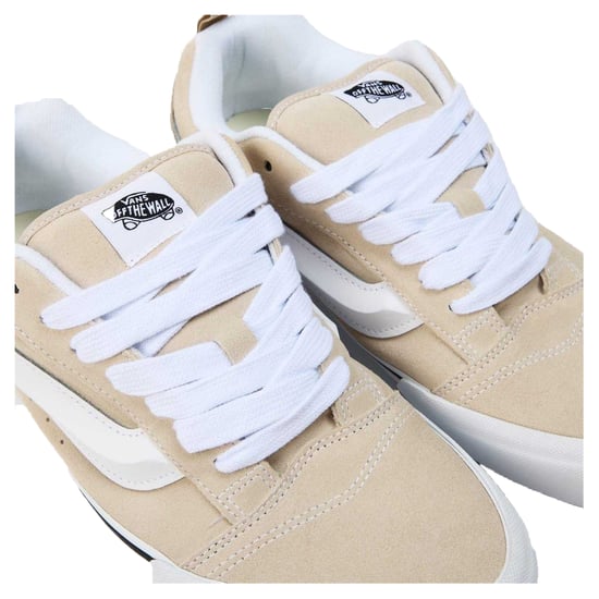 Vans Mens Knu Skool Padded Suede Skate Shoes (Oak) - Image 4