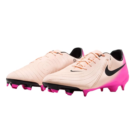 Nike Phantom GX II Academy voetbalschoenen voor heren, voor harde ondergrond (Oranje/Roze) - Image 5