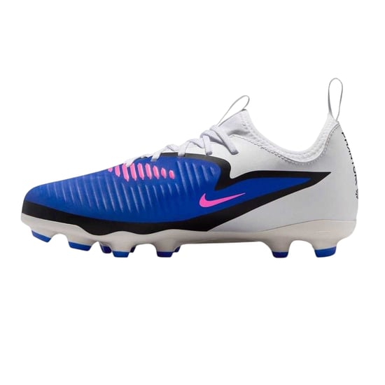 Nike Fotbollsskor för barn/ungdomar från Childrens/Kids Academy Training Firm Ground (Blå/vit/rosa) - Image 1