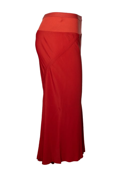 Rick Owens, Larry FW19 rode midi rok - Image 4