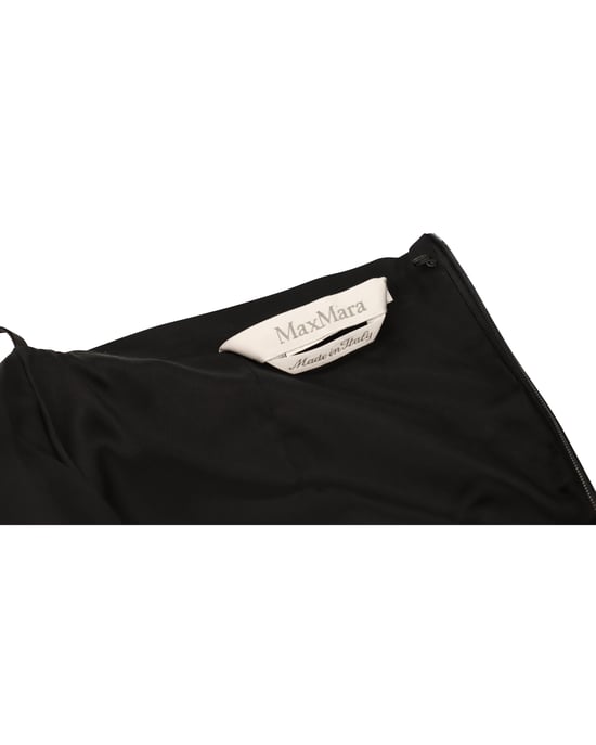 Max Mara midikjol i svart viskos - Image 4