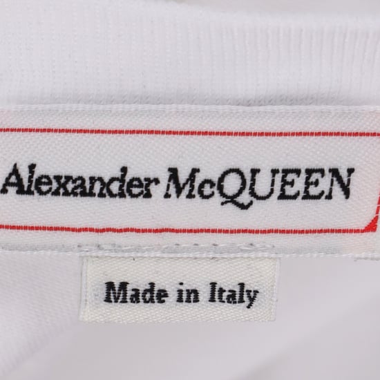 Alexander McQueen t-shirt med puffärmar i vit bomull - Image 5