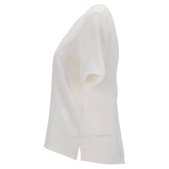 Etro kortärmad blus i vit siden - Image 2