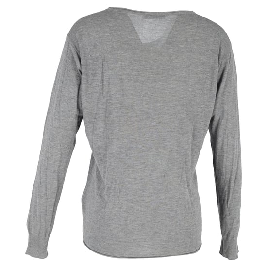 Alexander Wang T-shirt med långärmad rund halsringning i grå bomull - Image 3